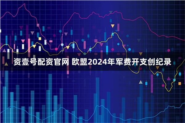 资壹号配资官网 欧盟2024年军费开支创纪录