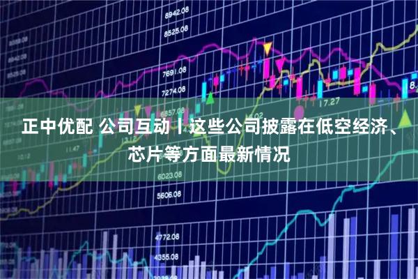 正中优配 公司互动丨这些公司披露在低空经济、芯片等方面最新情况